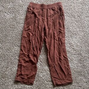 Old Navy linen high rise straight pants